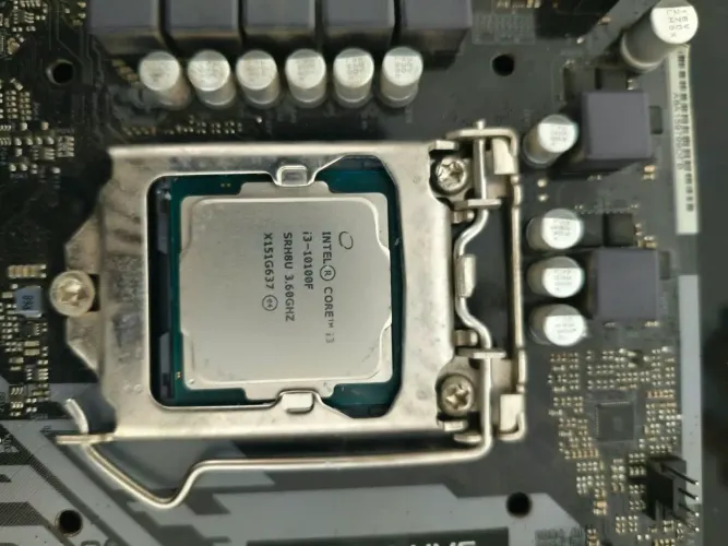 placa mãe H510M-HVS R2.0, processador i3 10100f 3.60 ghz