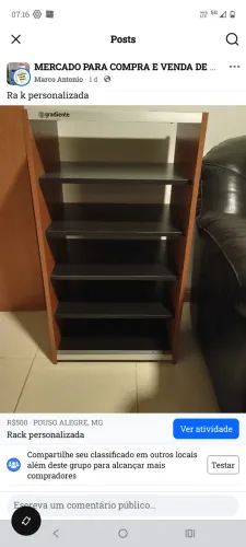 RACK PERSONALIZADA! APENAS 400,00