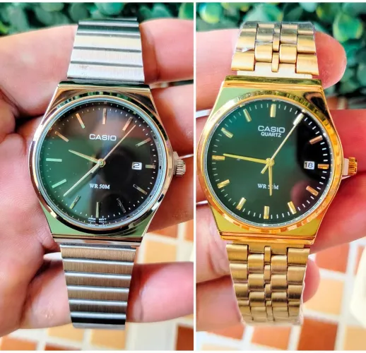 Relógio Casio retrô calendário 
