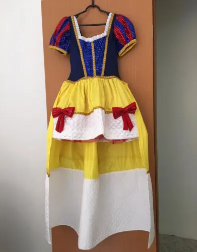 Fantasia Branca de Neve Luxo Adulto 