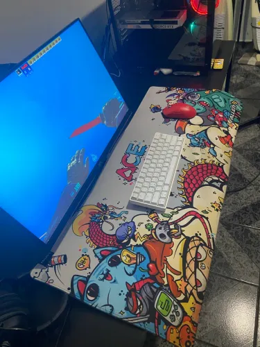 Teclado Gk61 Mouse Gpro x superlight Mousepad fallen