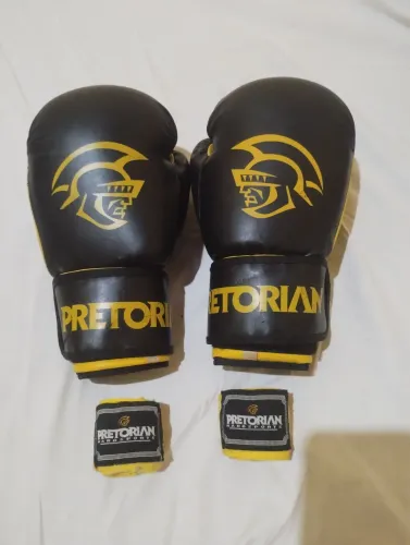 Luva de box proficional com bandagem