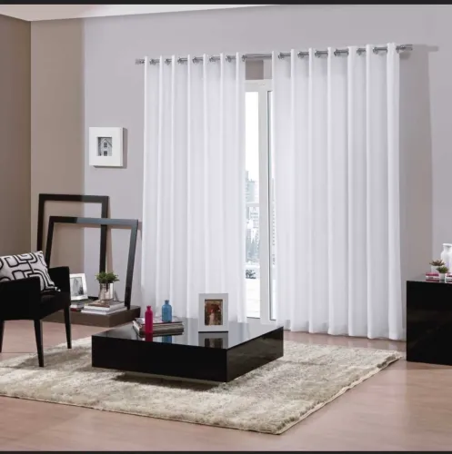 Cortinas + dupla de ganchos