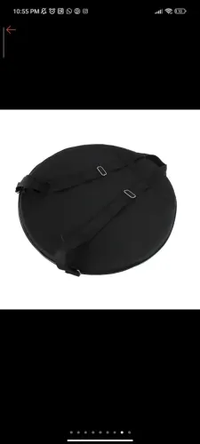 Capa Bag Prato Bateria Conjunto com 3 Divisórias Extra Luxo