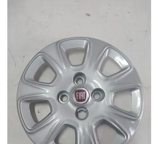 Calota Fiat Uno Aro 13 Original 22764 Prata