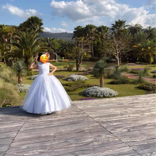 Vestido de Daminha Tamanho 7 anos