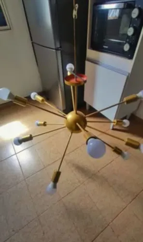 Luminária (modelo Sputnik) - RESTA UMA