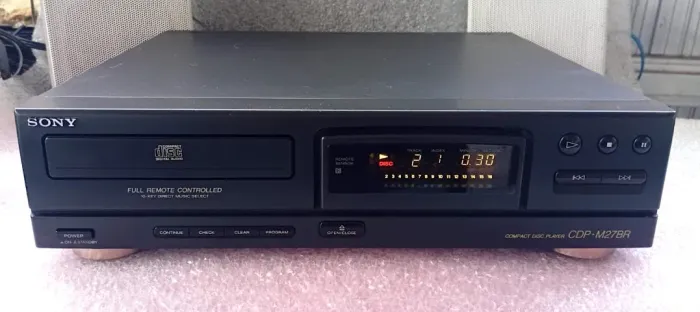 Cd Player Sony Cdp-m27br - Conservado - Funcionando