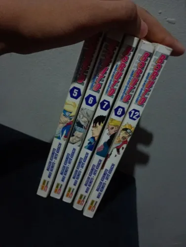 Kit 5 mangas Boruto
