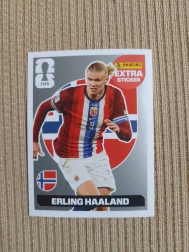 Figurinha Extra Haaland Prata Copa 2026