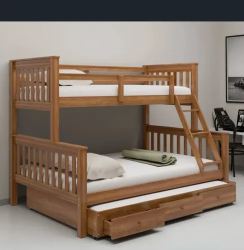 Cama Treliche Casal em madeira maciça