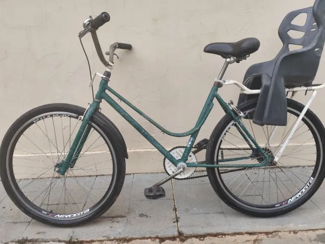 Bike Aro 26 Completa | Aro AeroGTB Inox + Cadeirinha e Cubo Blindado
