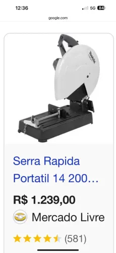 Serra rápida makita ( ferro)