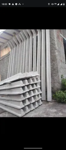 Estaca reta e ponta virada 