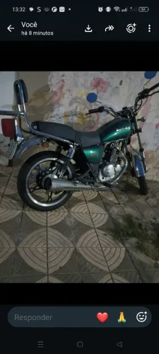 Suzuki Intruder 125 2007 - Custom. Moto econômica, oportunidade