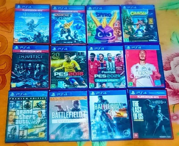 Jogos de PS4 usados