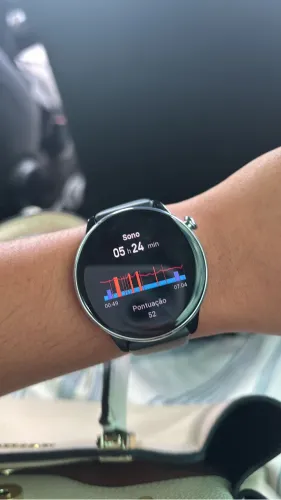 Relógio inteligente amazfit GTR mini