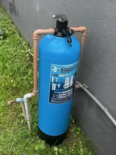 Filtros de entrada da casa água filtrada para toda sua família