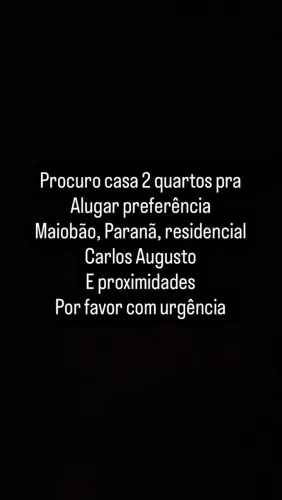 Preciso alugar casa