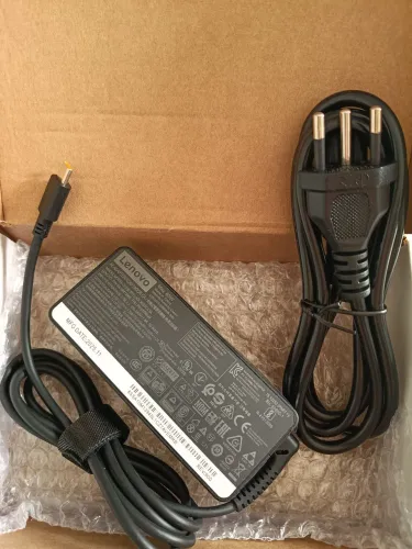 CARREGADOR FONTE LENOVO TIPO C 65W