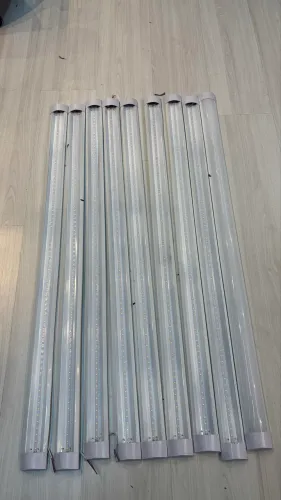 Lote com 9 Luminárias LED Lineares BBauer 36W Bivolt Funcionando