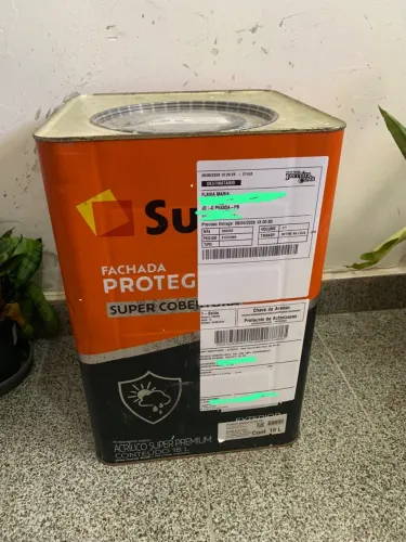 tinta acrilica fachada protegida super cobertura 18 l branco neve suvinil