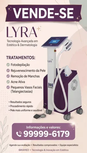 Vende-se maquina de depilação Ibramed Lyra