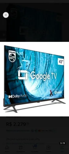 TV Philips 43 polegadas