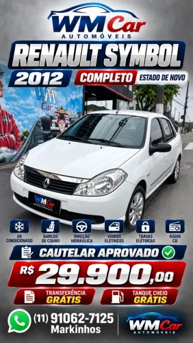 Renault Symbol Expression Hi-flex 1.6 16V 4P 2012