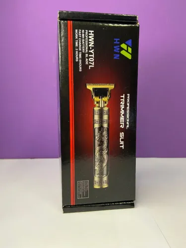 Máquina de Acabamento Dragão Dourada para cabelo,barba e bigode - Trimmer HWN-YT07L