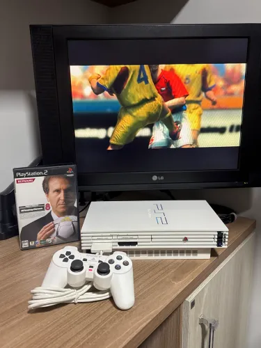 Console Playstation 2 Branco 5500GT + Jogo Original
