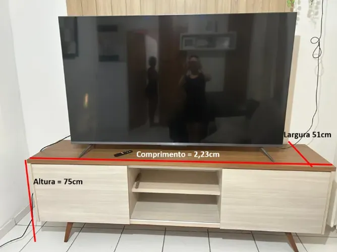 Rack MDF para TV até 80 polegadas