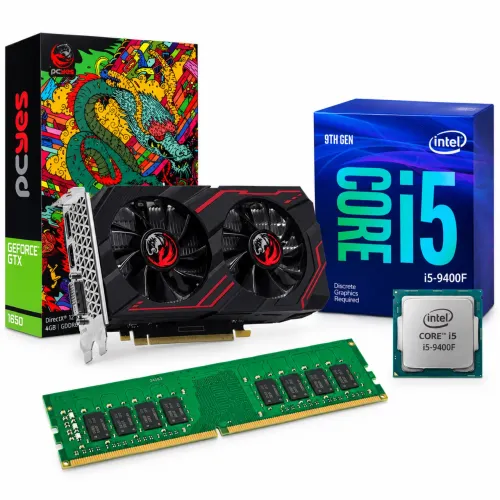 Kit upgrade i5 9400f + GTX 1650 4gb + 8gb RAM ddr4 2666Mhz