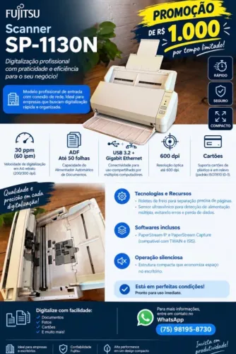 Scanner Fujitsu SP-1130N
