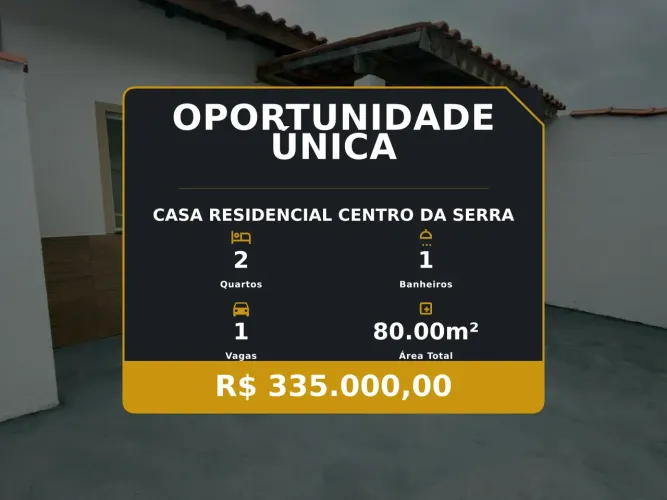 Linda Casa no Centro Residencial da Serra - Oportunidade Imperdível!