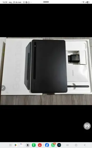 Hoje Vende ou troca Tablet Samsung Tab S8 256 GB $2000 por 2  mil