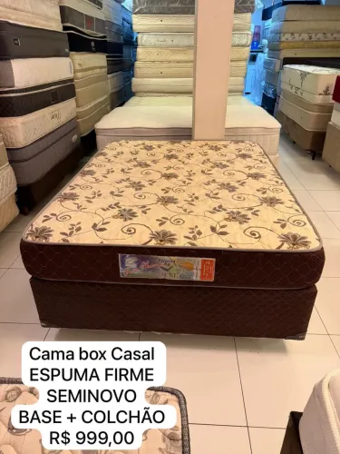 Colchão de casal Box SEMINOVO - ENTREGO