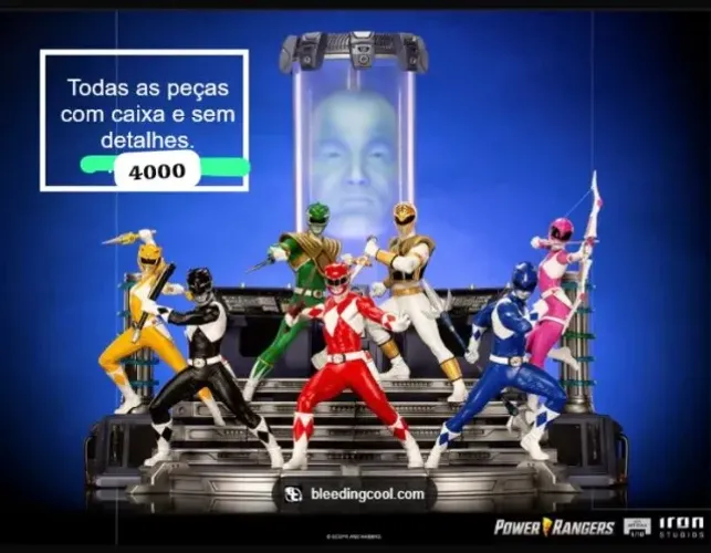 Set Completo POWER RANGERS 1/10 IRON STUDIOS