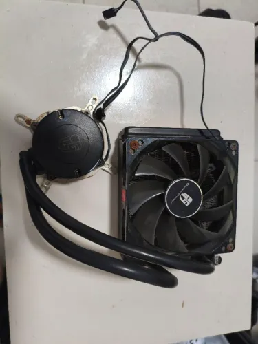 Kit Refrigeração PC Gamer: Water Cooler 120mm DeepCool + 3 Fans Rise Mode 120mm