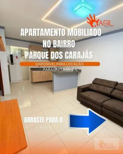 APARTAMENTO SEMIMOBILIADO COM 2 QUARTOS DISPONÍVEL PARA LOCAÇÃO NO CONDOMÍNIO TARCÍSIO SCH