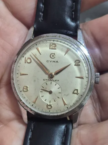 Relógio CYMA MECÂNICO CYMAFLEX   R458   SWISS MADE   -   ÓTIMO ESTADO/ REVISADO