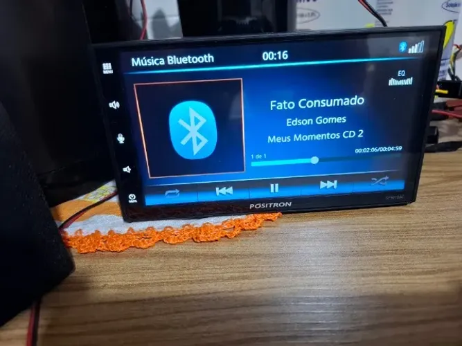 Central Multimídia Pósitron SP9010AC 2DIN - Bluetooth / USB / FM (Leia a Descrição)