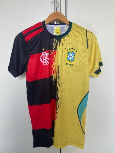Camisa do Brasil e Flamengo