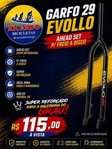 Garfo Rígido 29 Evollo 244 Do Grau