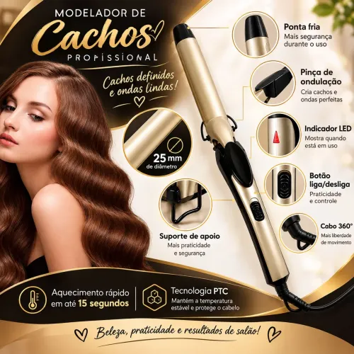 BabyLiss/ Modelador de Cachos Profissional