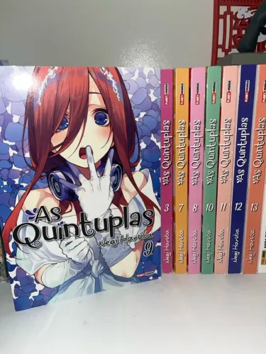 Mangá as quíntuplas, volume 2 e 7 ao 13