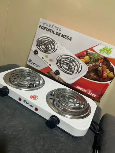 Fogao eletrico de 2 bocas..