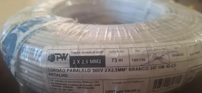 FIO PARALELO 2.5MM