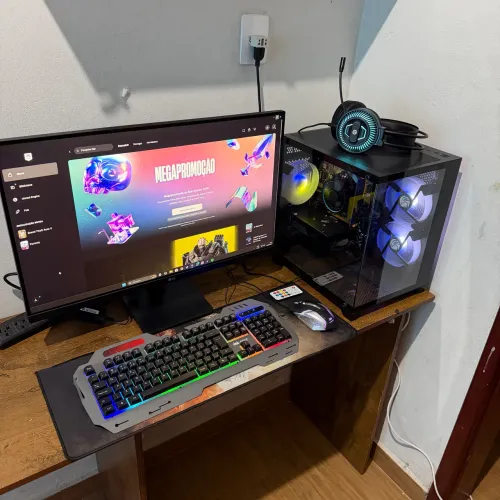 Setup Gamer Completo - peças 100% na garantia