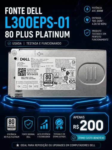 Fonte Dell 300w